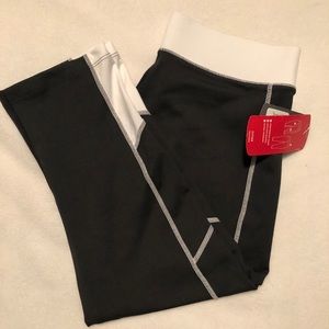 BCG Black and White Yoga Pants size small